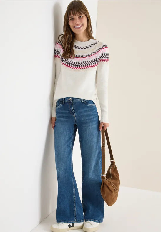 CECIL Patterned knitted sweater