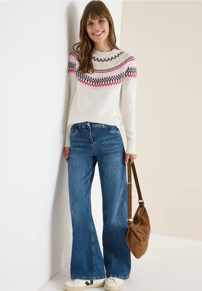 CECIL Patterned knitted sweater