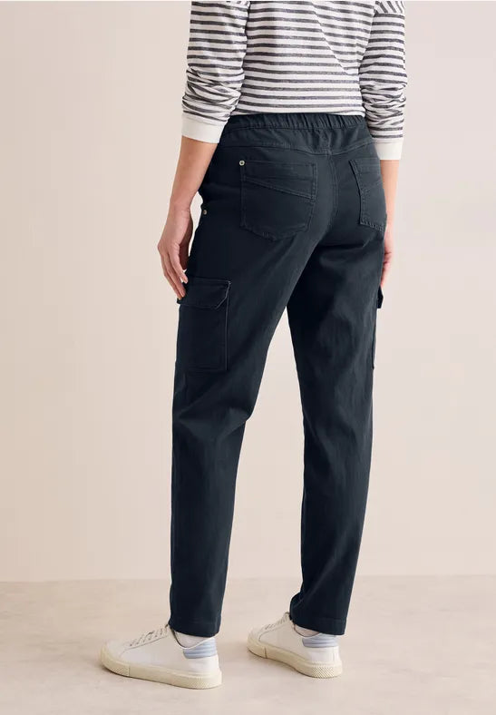 CECIL cargo pants in a washed look