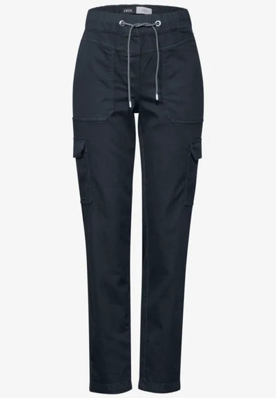 CECIL cargo pants in a washed look