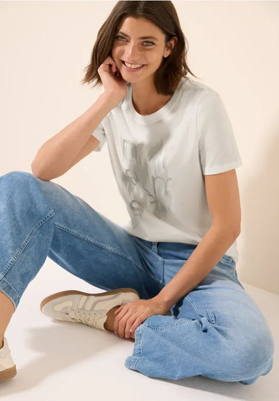 CECIL T-shirt with foil print