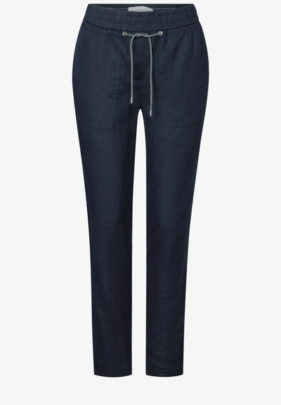 CECI Casual fit linen trousers