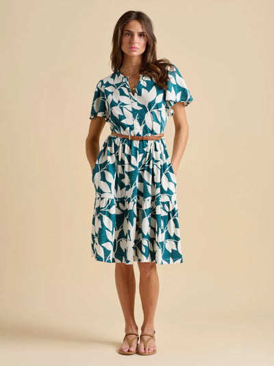 Brakebrun Woodland Leavesdress