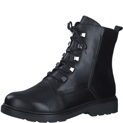 Marco Tozzi Black boots premio women's boots flat boot black boots