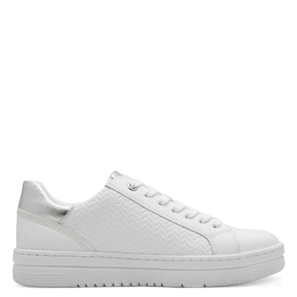 Marco Tozzi sneakers white/silver