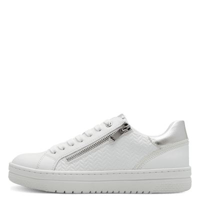 Marco Tozzi sneakers white/silver