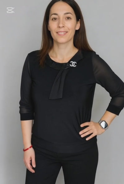 Yew Beata sparkling top