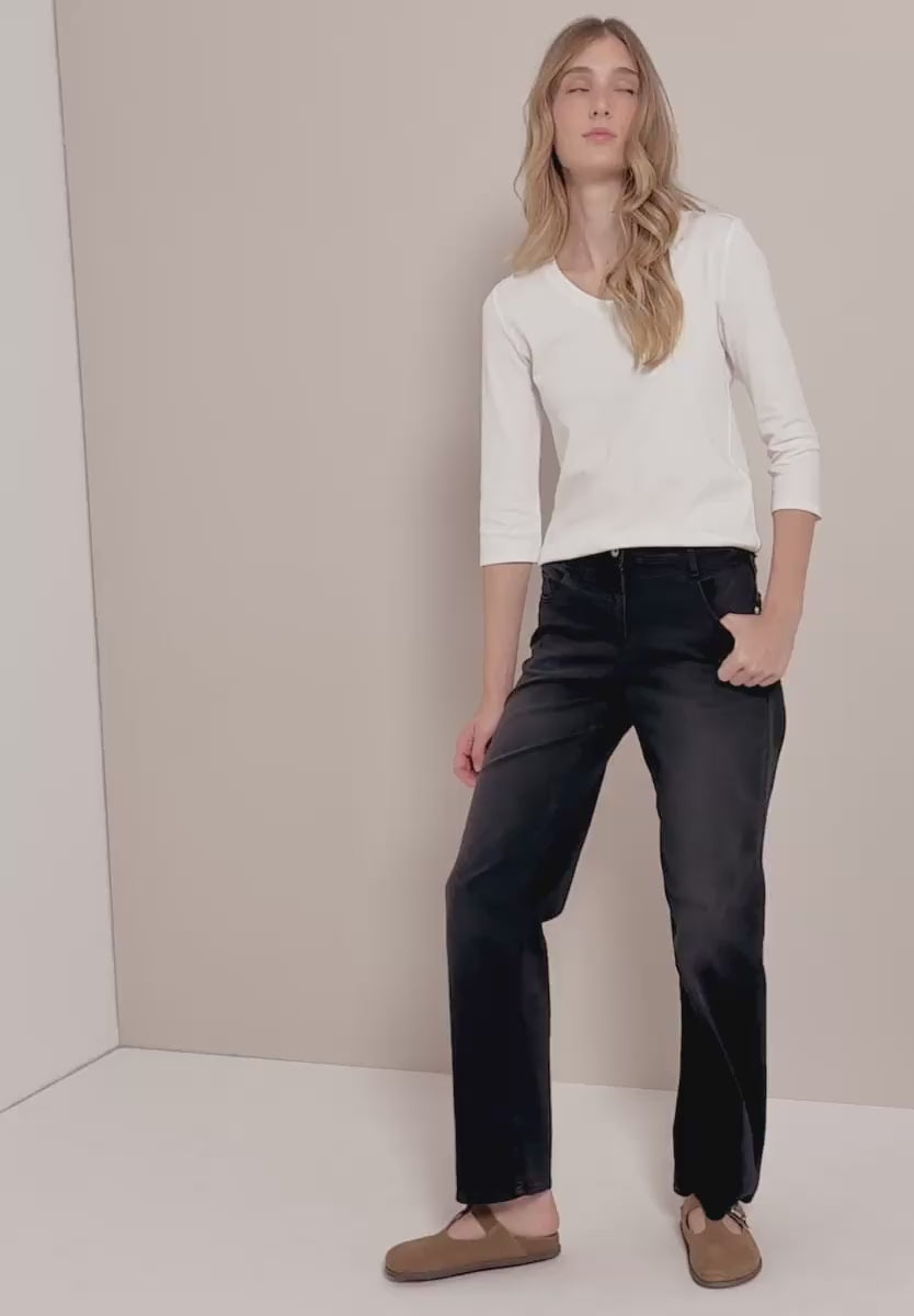 CECIL Basic V-Neck Top