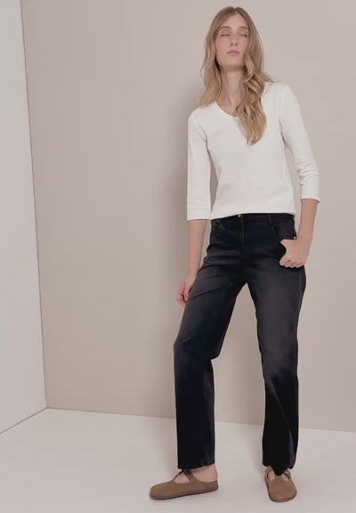 CECIL Basic V-Neck Top