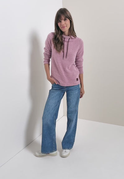 CECIL Feather yarn top