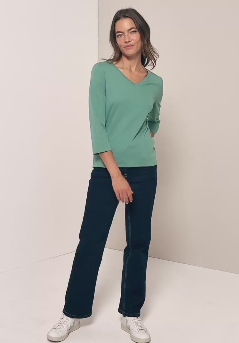 CECIL Basic V-Neck Top