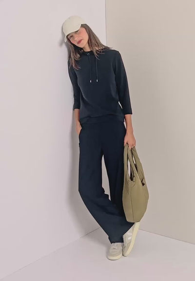 cecil navy sweater top