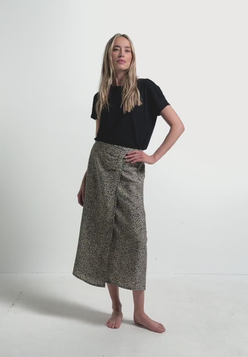Street One Leo wrap skirt