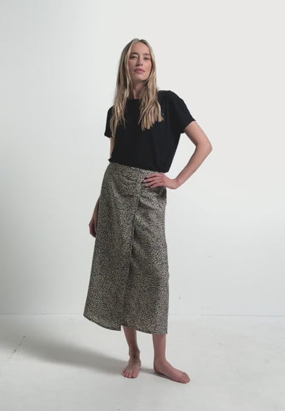 Street One Leo wrap skirt