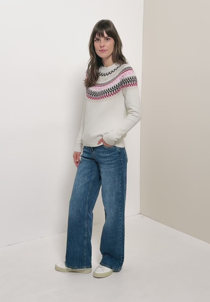 CECIL Patterned knitted sweater