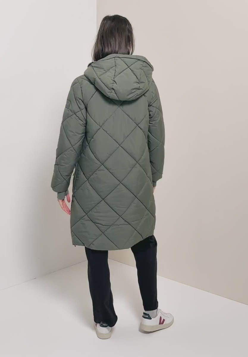 Cecil ripstop Quilted coat