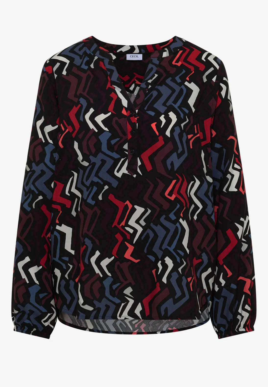 CECIL Blouse with graphic pattern