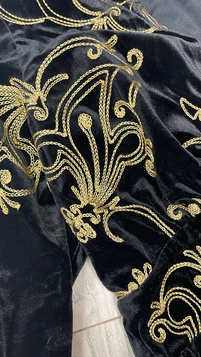 Diana midi velvet dress