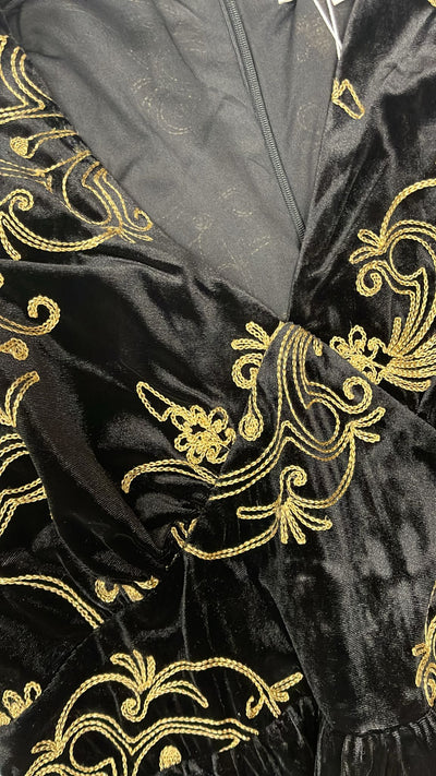 Diana midi velvet dress