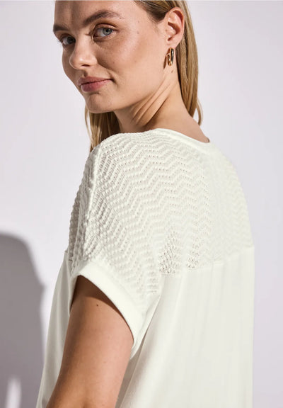 Street One top with perforated detail