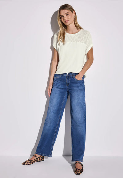 Street One top with perforated detail