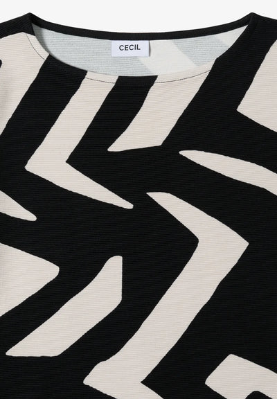 CECIL Ottoman top with pattern