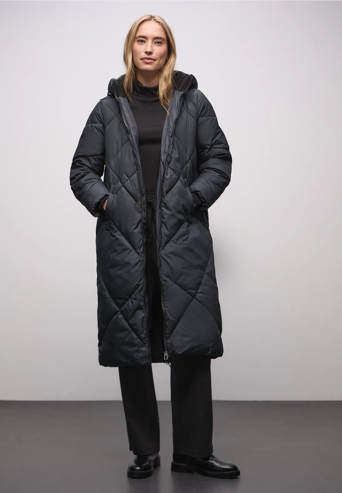 Street One long quilted jacket