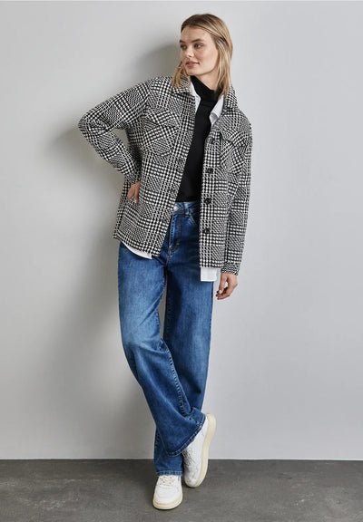 Street One Checked Bouclé Jacket