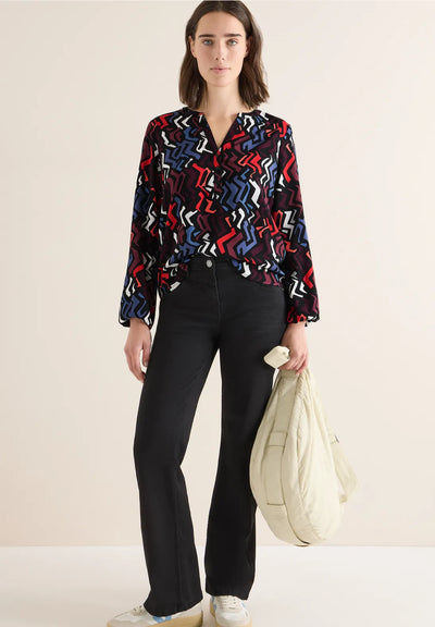 CECIL Blouse with graphic pattern