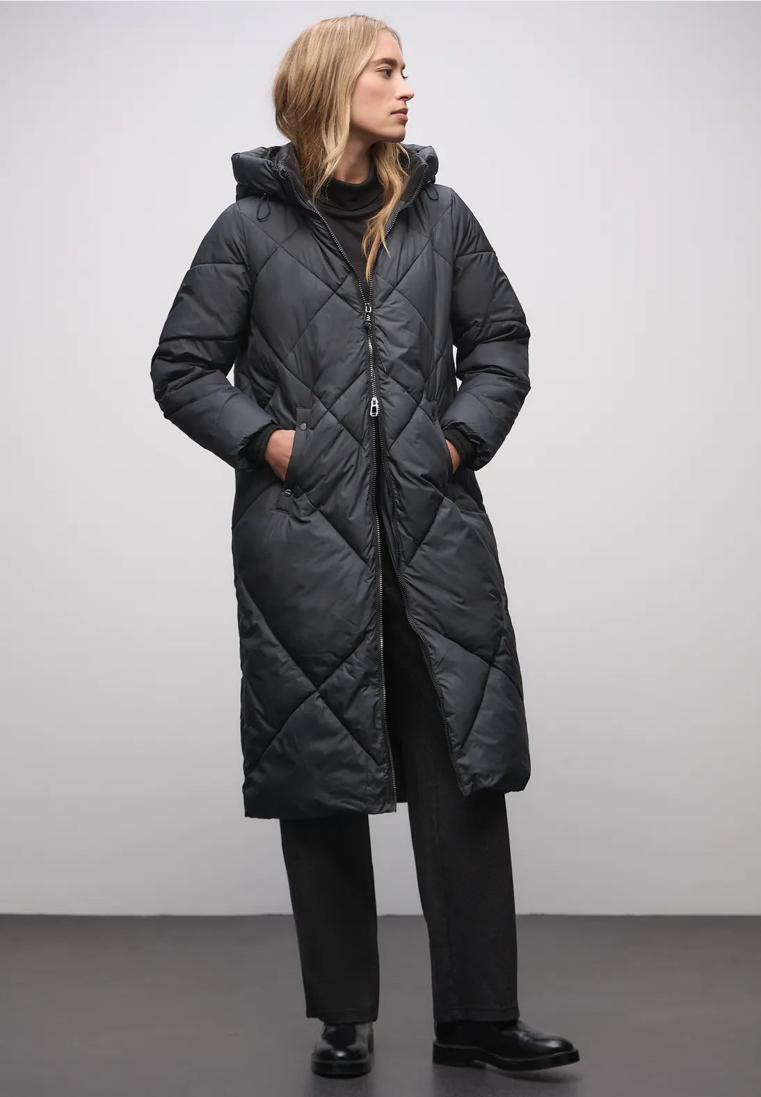 Street One long quilted jacket