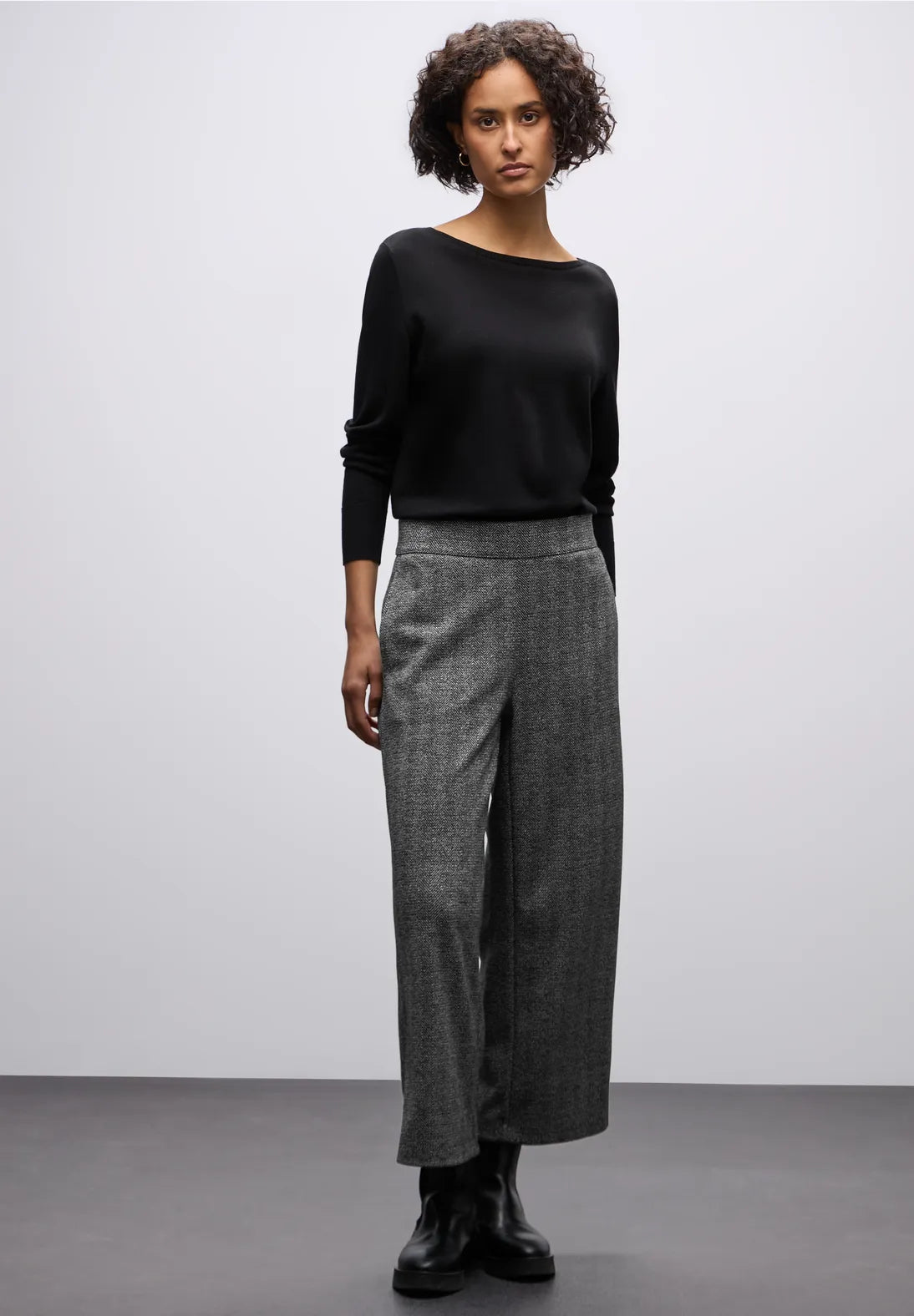 Street One Glittering Wide Leg Trousers