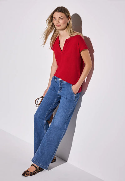 Street One Knit-look top