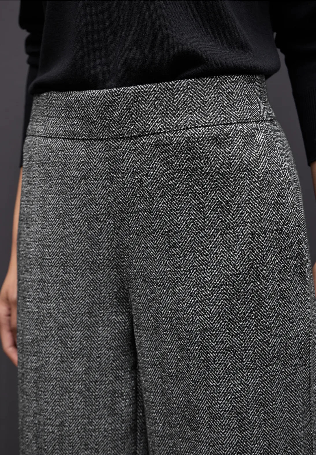 Street One Glittering Wide Leg Trousers