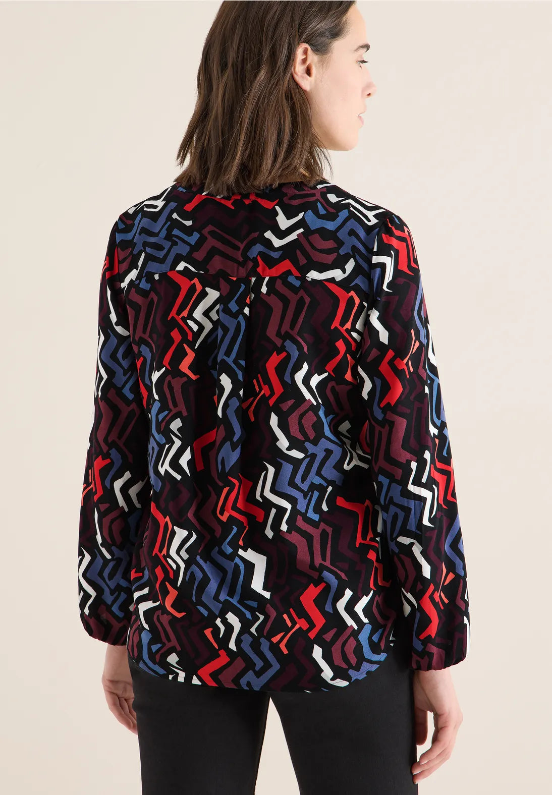 CECIL Blouse with graphic pattern