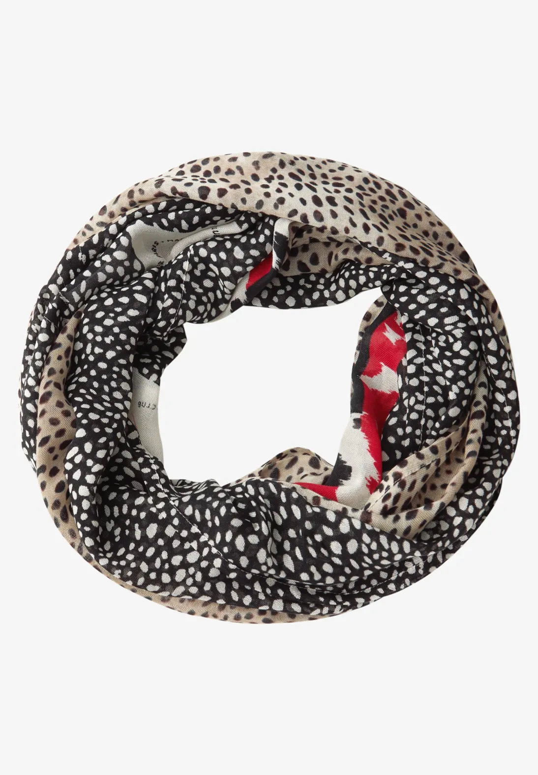 Street One Patterned loop scarf