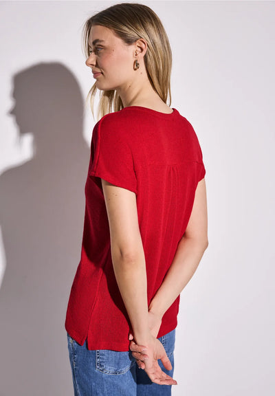 Street One Knit-look top