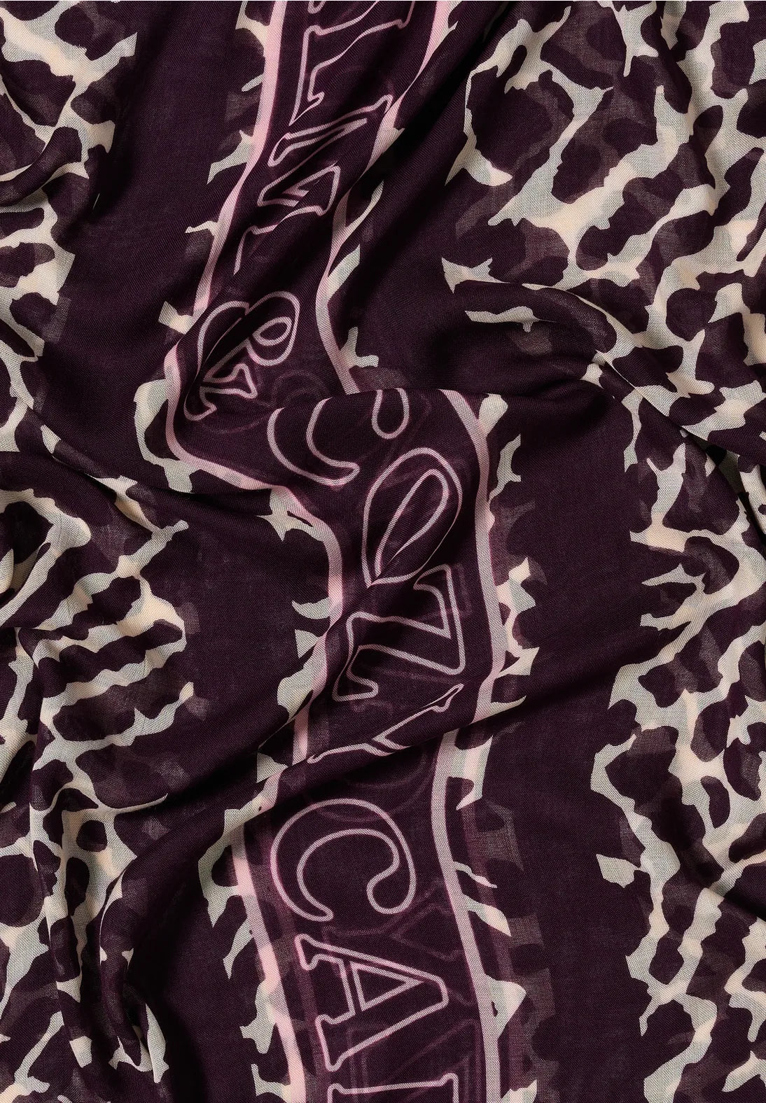 CECIL patterned loop scarf