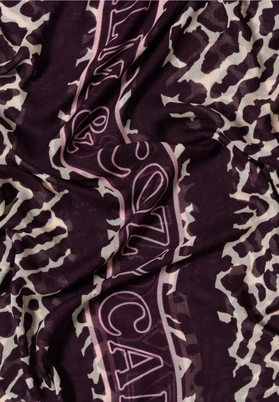 CECIL patterned loop scarf