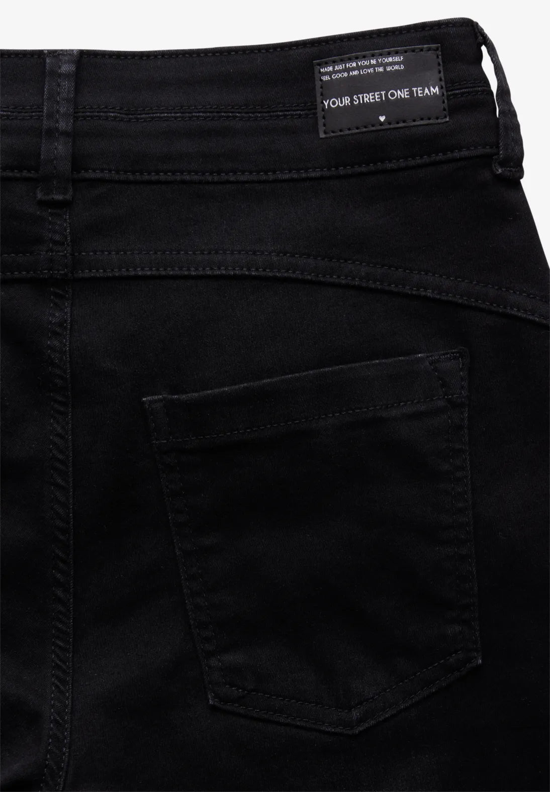 Street One black slightly washed Jeans