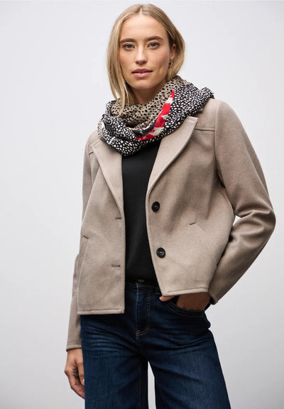 Street One Patterned loop scarf