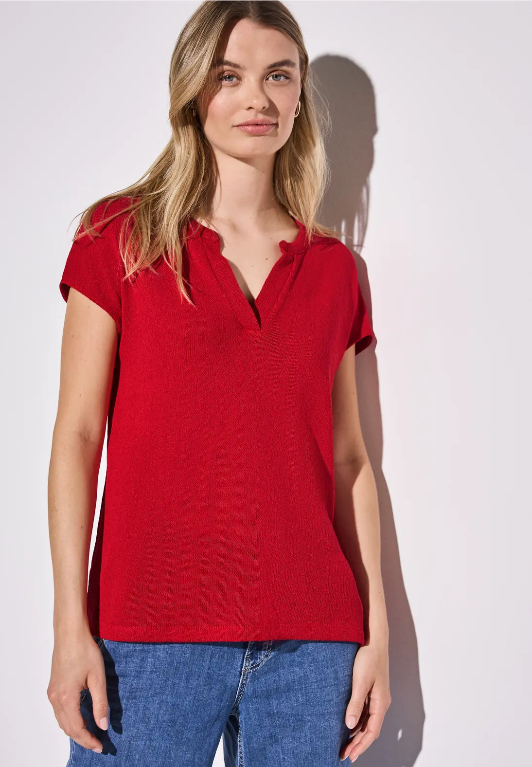 Street One Knit-look top