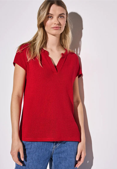 Street One Knit-look top