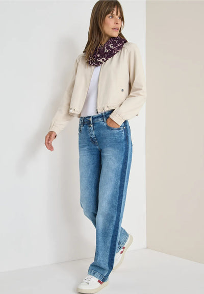 CECIL patterned loop scarf