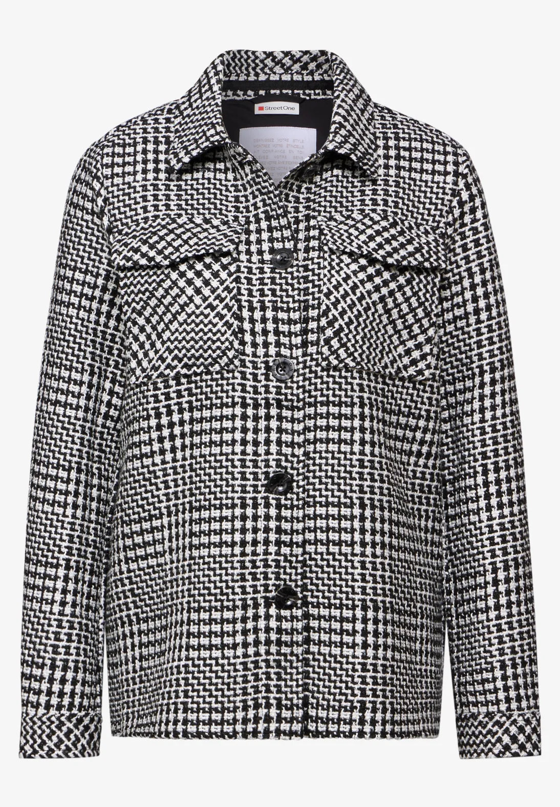 Street One Checked Bouclé Jacket