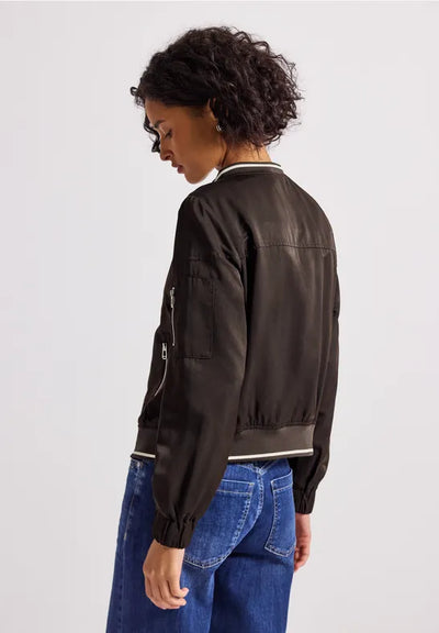 Street One Satin Bomber jacket