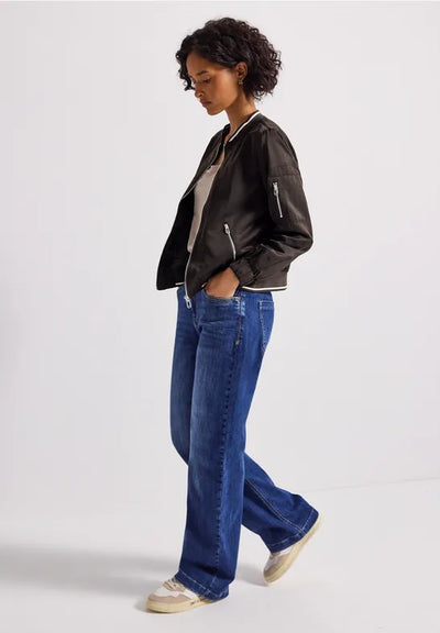 Street One Satin Bomber jacket