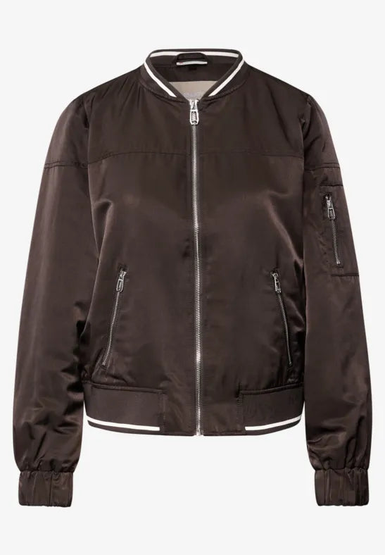 Street One Satin Bomber jacket