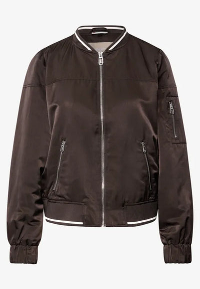 Street One Satin Bomber jacket