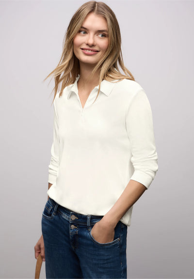 Street One Polo shirt with zipper