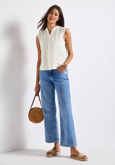 Street One blouse with ruffles
